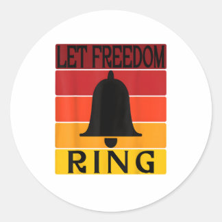 レットフリーダムリングや輪レトロサンセットベル ラウンドシール