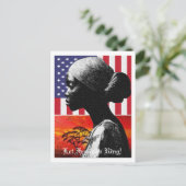 レットフリーダムリングや輪 ポストカード (スタンド正面)