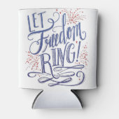 レットフリーダムリングや輪 缶クーラー (正面)