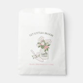 レットリートルズ開花ガーデンシーズベビーシャワー フェイバーバッグ (正面)