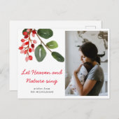 レット天国&自然シンレッドベリー |写真 ポストカード (正面/裏面)