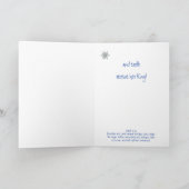 レット天国&自然歌聖なる書物、 経典クリスマスバード シーズンカード (内部)