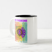 レット症候群の戦士それは弱い者のためではない ツートーンマグカップ (正面左)