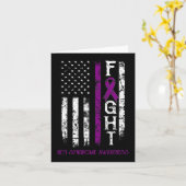 レット症候群ウォリアー米国国旗のダウン症候群アワレン カード (黄色い花)