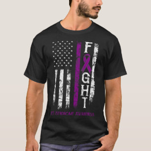 レット症候群ウォリアー米国国旗のダウン症候群アワレン Tシャツ