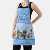 レット・イット・スノー,, かわいいカントリー雪だるまエプロン エプロン (インサイチュ)