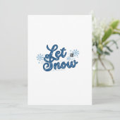 レット・イット・スノー ホリデー カード (スタンド正面)