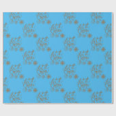 "レット・イット・スノー" ラッピングペーパー (フラット)