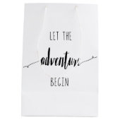 『レット·ザ·アドベンチャー·ベギン引用文』 ミディアムペーパーバッグ (裏面)