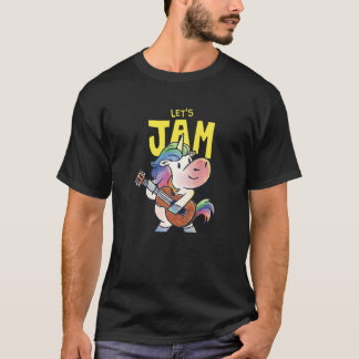 レットSジャムミュージシャンユニコーン Tシャツ