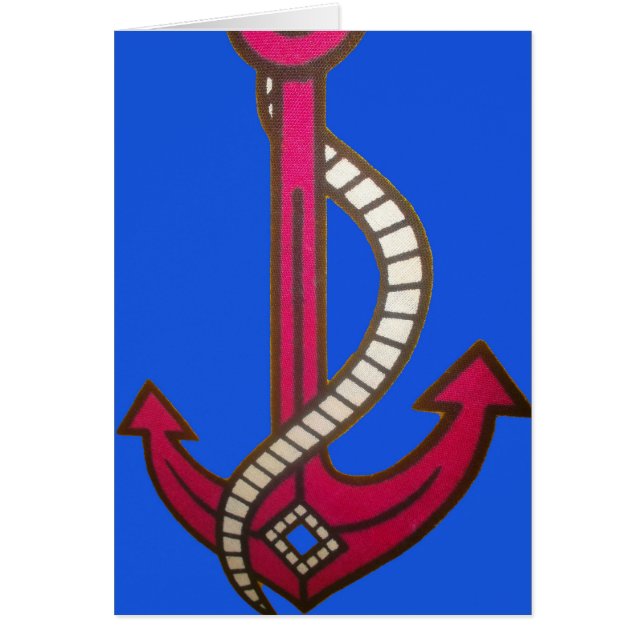 レッドいかりアートプリント (正面)