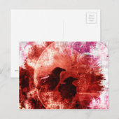 レッドかわいらしラグランジーベンファンタジーデザイン ポストカード (正面/裏面)