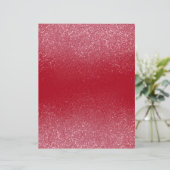 レッドきらめくグリッターダストスクラップブック紙 (スタンド正面)