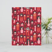 レッドこ図解入りの、写真付きのけし日本のスクラップブック紙 (スタンド正面)