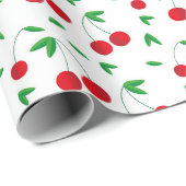 レッドさくらんぼサマーすべての行事 ラッピングペーパー (ロールコーナー)