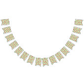 レッドさくらんぼフルーツグリーン葉パステルランバージャック バンティングフラッグ (全)