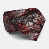 レッドさくらんぼブロッサムツリー ネクタイ (ロール)