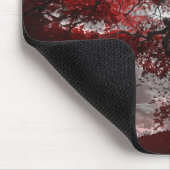 レッドさくらんぼブロッサムツリー マウスパッド (コーナー)