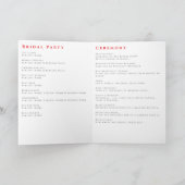 レッドさくらんぼブロッサム結婚テーマ プログラム (内部)