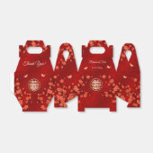 レッドさくらんぼブロッサム |中国の結婚s フェイバーボックス (折り畳みなし)