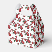 レッドさくらんぼ誕生日パーティーのお気に入り フェイバーボックス (裏面サイド)