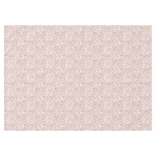 レッドつる植物スクロールテーブルクロス – ホリデーエレガンス テーブルクロス (正面(横))