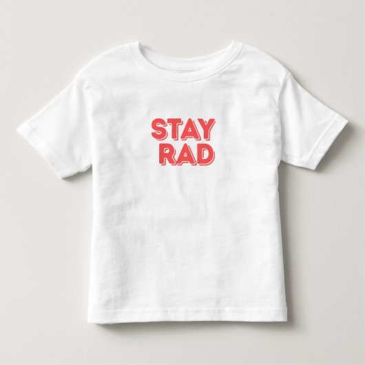 レッドでいこう トドラーTシャツ (正面)