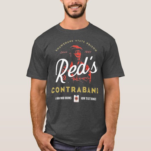 レッドのコントラバンド Tシャツ (正面)