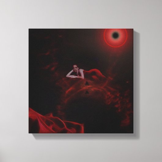 レッドのレディ・デス キャンバスプリント (正面)