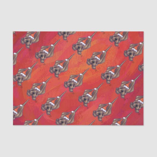 レッドの犬のクリスマス 薄葉紙 (正面)