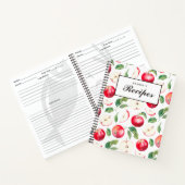 レッドりんごレシピ本 ノートブック (内部)