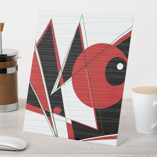 レッドアイウォッチングペデスタルアート 台座サイン (インサイチュ)