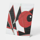 レッドアイウォッチングペデスタルアート 台座サイン (正面)