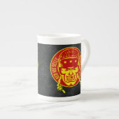 レッドアイスがアイスホッケーチケットカップを販売 ボーンチャイナマグカップ (正面右)