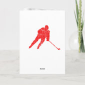 レッドアイス – シーズ素晴らしンホッケーのコーチサンキューカード シーズンカード (裏面)