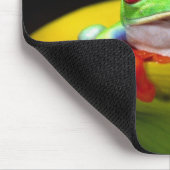 レッドアイツリーフロッグ、アガリチニスカリドリア、先住民 マウスパッド (コーナー)