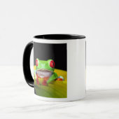 レッドアイツリーフロッグ、アガリチニスカリドリア、先住民 マグカップ (正面左)