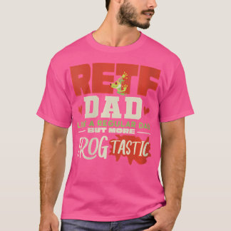 レッドアイドツリーカエル両生類リートパパ Tシャツ