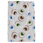 レッドアイボールパターン中抱き枕 ミディアムペーパーバッグ (正面)