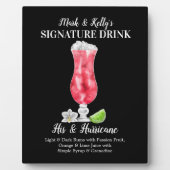 レッドアイランドドリンクパーソナライズされた・シグネチャードリンク フォトプラーク (正面)