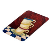 レッドアカラフルート磁石のコーヒーカップ3"x4" マグネット (左側)