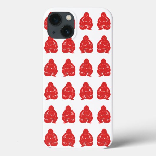 レッドアジアムードブッダボーイズ Case-Mate iPhoneケース (裏面)