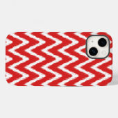 レッドアジア諸州イカット Case-Mate iPhoneケース (裏面 (横))
