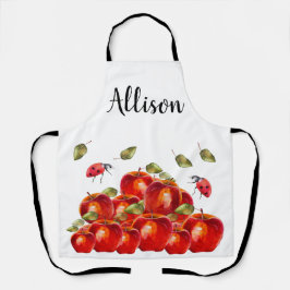 レッドアップルのエプロン エプロン