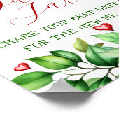 レッドアップルのデイトナイトアイディア。日付JARブライダルゲーム ポスター (角)