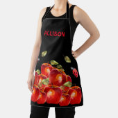 レッドアップルのブラックエプロン エプロン (インサイチュ)