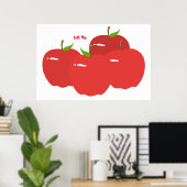 レッドアップルのポスター ポスター (ホームオフィス)