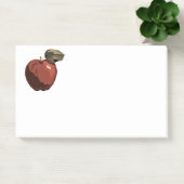 レッドアップルイラストレーション ポストイット (オフィス)