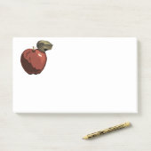 レッドアップルイラストレーション ポストイット (デスク)