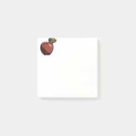 レッドアップルイラストレーション ポストイット